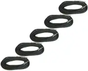 5 PACK PA DJ pro audio Speaker Cables cords 50' ft foot 14 GA gauge 1/4 to 1/4