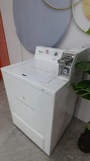 桃園二手家電 推薦-【Whirlpool 惠而浦】投幣式洗衣機 CAE2763BQ 12kg 租屋工廠套房 新北二手家電