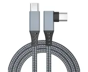 Data Cable Quick Transmission Multifunctional Fast Charging USB Type-C Data Transfer Line for Oculus Quest 1/2 Grey