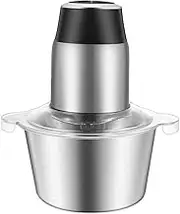 Electric Food Chopper, Food Processors, Sharp Blades for Mincing, Chopping, Grinding and Meal Crushing Blender Prep, Easy-Operation Food Grinder, 350W