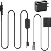 CP-W126 USB-C Adapter DC Coupler PD Adapter Kit Replacement NP-W126 NP-W126s Battery for Fujifilm X100F X100V X-S10 X-Pro3 X-E3 X-A2 X-A5 X-A7 X-T1 X-T2 X-T3 X-T4 X-T20 X-T100 X-T200 Cameras