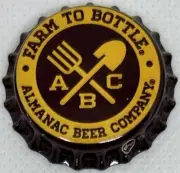 USA Plastic Lined Beer Crown Bottle Cap: Almanac Brewing