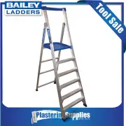 Bailey Platform Ladder P150 1.8m 6-Step Aluminium Stepladder FS14069