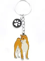 [BECHANMIG] Keychains,Lovely Dog Key-ring Portable Metal Keychain Keyring Key Decor Car Keyring Tag