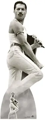 F Mercury Performing Live On Stage Lifesize Cardboard Cutout / Standee / Standup