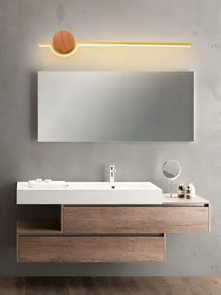 衛生間led鏡前燈浴室鏡柜專用長條燈現代極簡梳妝燈個性臥室壁燈