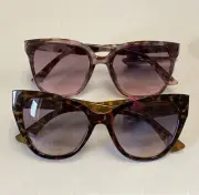 New, 2 Pair Women Sunglasses Foster Grant, 100% UVA-UVB Lens Protected