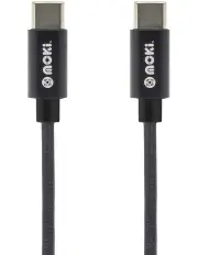 [Moki] Braided Type-C to Type-C Syncharge Cable Black