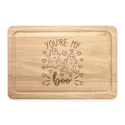 You're My Boo Ghost Rectangular Chopping Board Valentines Wife Girlfriend Love