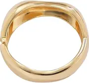 [Generic] Cuff Bangle Bracelets for Women Chunky Trendy Bracelet Open Wide Bangles Hinged Arm Cuff Irregular Minimalist Bangle Jewelry