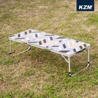 在飛比找momo購物網優惠-【KAZMI】KZM輕量三折合野餐桌