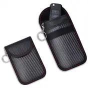 Faraday Bag for Key Fob Car RFID Signal Blocking Anti Theft Pouch Key Security Protection Case
