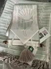 Nautical Table Linen Set USA 6 Placemats, Table Runner & Wall Hanging Pale Green