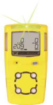 Honeywell BW MICROCLIP X3 GAS DETECTOR MCX3-XWHM-Y-NA 18Hr Run Time