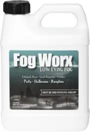 Fog Worx Low Lying Fog Fluid for Graveyard Effects Odorless Non Flammable 8oz