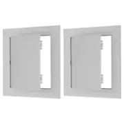 8x8 Inch(195x195mm) Removable Hinged Access Panel, 2 Pcs Access Doors, Grey