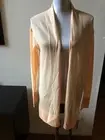 NEW MAGASCHONI NEW YORK LIGHT MESH MELON CASHMERE CARDIGAN COAT JACKET SIZE M