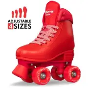 infinity Skates SODA POP Red Size Adjustable Quad Rollerskates - Kids Boys Girls