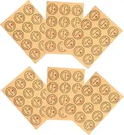 GANAZONO 12 Pcs Heart Design Paper Thank You Stickers for Handmade Packaging Durable Adhesive Labels for Food Wrapping Easy Peel Stick for and Envelopes