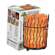 1332 Piller Salt Basket Lamp, Standard, Amber Glow