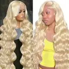 613 Lace Front Wig Human Hair 210% Density 13x4 Blonde Lace Front Wigs Human ...