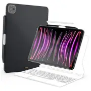 Magic Keyboard Compatible Case for iPad Pro 12.9 2022 2021 2020 2018, Slim
