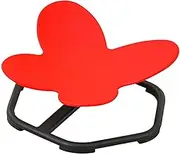 Kids Swivel Chair Rotating Chair Seat Non Slip Stable Frame Rotating Stool Sensory Toys Chair for Boys Girls Motion Sickness, red