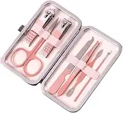 Nail Care 14pcs Cutter Cuticle Clipper Manicure Pedicure Kit Case Gift Set mt tU