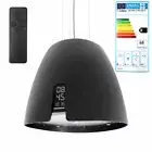 Airforce 883189 Ballerina Crisalide Island Hood Convection Round Black Matt Ø47