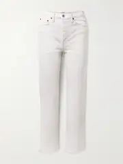 [RE/DONE] RE/DONE - 70s Stove Pipe Straight-leg Jeans - Off-white - 28 28 Off-white
