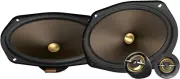 A-Series MAX TS-A693CH, 2-Way Component Car Audio Speakers, Full Range, Clear So