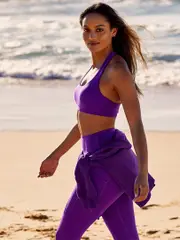 Halterneck Sports Bra. Running Bare Headliner Push Up Bra