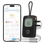 SONOFF Food Thermometer, Meat Thermometer, LCD Digital Smart Grill Thermometer