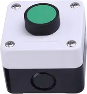Green Push Button Switch Control Box GATE Opener IP54 ABS N/O 2.60 X 2.8 X 2.1 INCH Indoor Outdoor