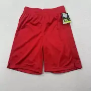 DSG Pocketless Mesh Shorts Size Large Red Loose Fit 8" Inseam