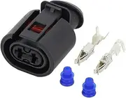 Xiaojiang Store 2 Pin Auto Sealed Connector Waterproof Female with Terminal 6N0 927 997 DJ70250-3.5-21 2P (Size : 5 Sets)