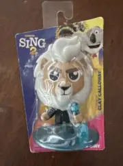 Sing 2 Clay Calloway Figurine Figure TOMY RARE- Lion Sing Two