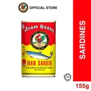 Ayam Brand Mackerel Fish in Tomato Sauce 155g x 4 Cans - Express Shipping