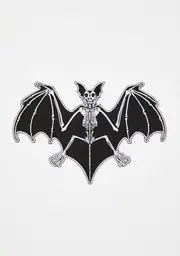 [Kreepsville 666] Skelli Bones Bat Patch