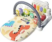 CYZAM Baby Gym Play Mats Baby Toys Tummy Time Mat Toys Musical Activity Center for Newborn Infant Toys Piano Baby Play Mat Music & Light Gifts for Baby Toys 0 3 6 9 12 Months
