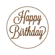 Happy Birthday Fondant Embosser, Cookie Stamp, Biscuit Stamp Fondant Embosser