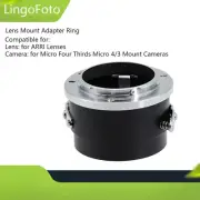 Lens Mount Adapter Ring for ARRI Lens to for Micro 4/3 Mount Camera for Olympus