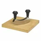 NEW AVANTI MEZZALUNA CHOPPER & BOARD SET Rocking Pizza Herb Vegetable Slicer