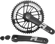 Cycle Sprocket Crankset, Wear Resistant Aluminum Alloy Crankset Hollow Integrated Chainring Guard Protector, Replacement Crankset Crank Set Tool