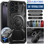 For iPhone 16 15 14 13 12 11 Pro Max X SE/8/7 Case Rugged Shockproof Ring Cover