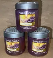 ~~DISCONTINUED~~ Three (3) Yankee Candle Fragrance Spheres, Lemon Lavender