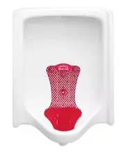 WizKid Splash Hog Long-Lasting Kiwi Scented Urinal Screen - 6/Case