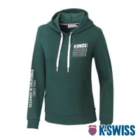 在飛比找PChome24h購物優惠-K-SWISS Fleece Hoodie刷毛連帽上衣-女-