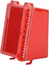 Lockout Tagout Box Portable Wall Mount Key Station with Transparent Panel for Factories and Construction Sites