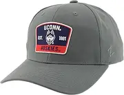 Zephyr ZHATS Standard NCAA Officially Licensed Hat Competitor Patch Switchback Gray